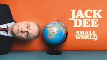 grimsbycomedy's tweet photo. NEW SHOW ANNOUNCEMENT!! 

JACK DEE: 'SMALL WORLD' TOUR
28th Mar '25 @engineshed

CULTURE WARS, THE ENVIRONMENT, BRITISH FOREIGN POLICY and SOCIAL JUSTICE: just a few of the topics he spectacularly fails to address (or even mention) in his new show. 

On Sale 11am - 23rd Mar. https://t.co/c4onVFxCJf