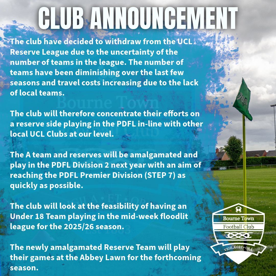 Bourne Town FC tweet media