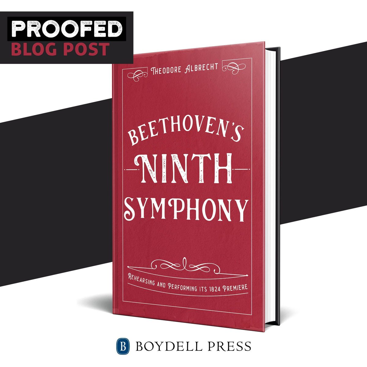 New blog post incoming!📣Author of 'Beethoven's Ninth Symphony' Theodore Albrecht, takes us through his journey with #Beethoven in this interview: buff.ly/4bqHEki 

#ProofedBlog #MusicStudies #BeethovenNinthSymphony