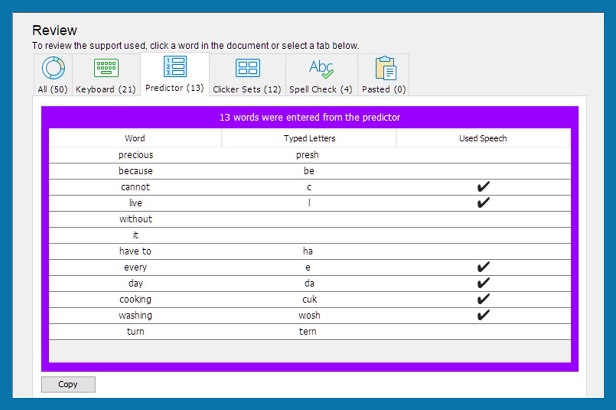 Our top tip today 👉 Need more data? Use Clicker Analytics to understand your pupils’ spelling process. You can see how they attempted spellings and whether they listened to the options given by Spell Check: cricksoft.com/uk/training/cl… #Clicker