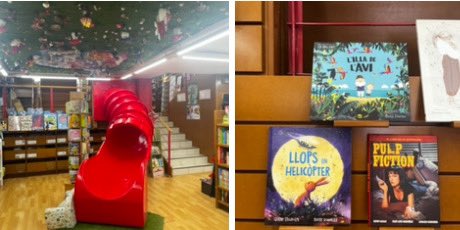 Fantastic children’s section of bookshop in Tarragona. Even had a slide! And nice to see some familiar PBs as well as lots of new ones! @mrstwit @paddydonnelly @Benji_Davies 🤩👏 📚