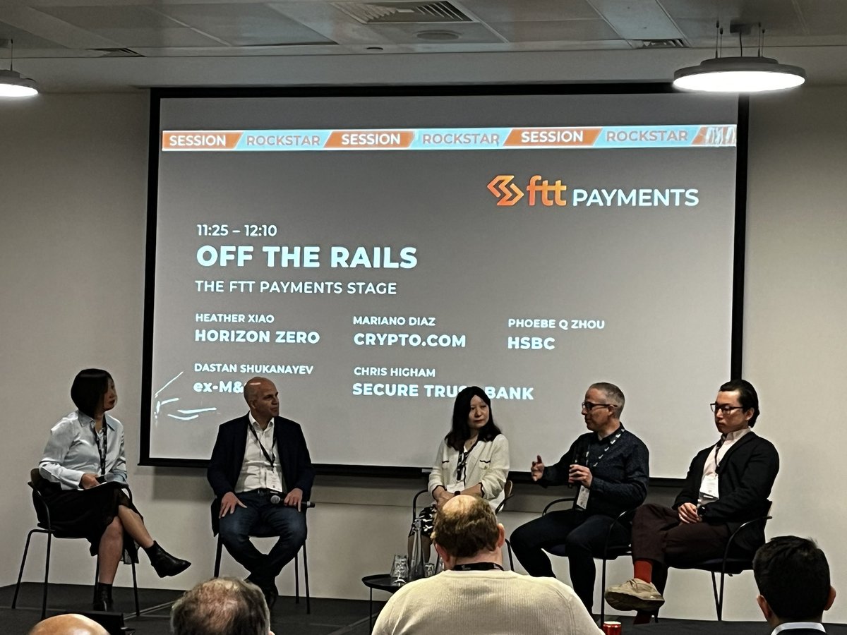 Paul Loberman (@ploberman) on Twitter photo “Off the Rails” at the <a href="/FintechTalents/">Fintech Talents</a> #EmbeddedFinance and #SuperApps event with <a href="/rl_chris_higham/">Chris Higham</a>
#FTTEmFin “Off the Rails” at the <a href="/FintechTalents/">Fintech Talents</a> #EmbeddedFinance and #SuperApps event with <a href="/rl_chris_higham/">Chris Higham</a>
#FTTEmFin