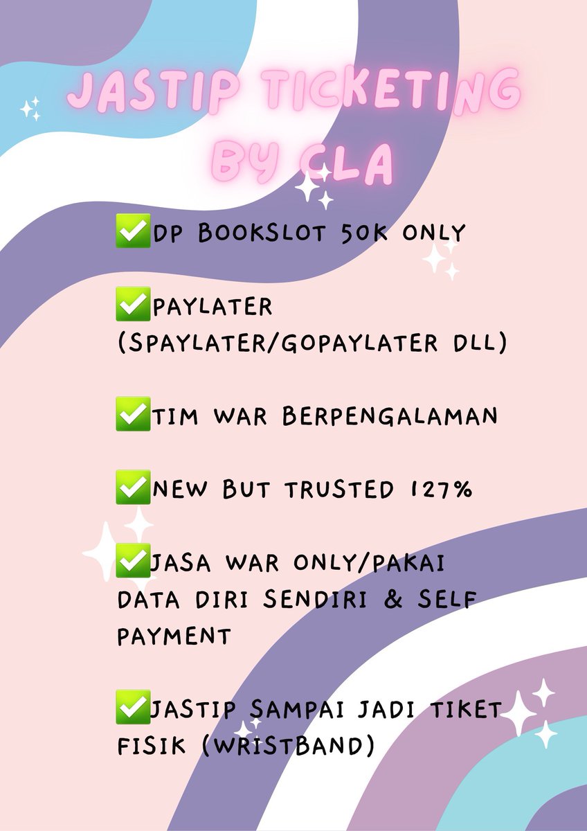 jeonqjamal's tweet photo. [OPEN JASA WAR JASTIP TICKETING SERVICE ENHYPEN WORLD TOUR FATE+ IN JAKARTA] 

BOOKSLOT: 50K
FEE: 350k/tix - jastip
250k/tix - self pay 
✅️DATA SENDIRI &amp; JASTIP
✅️TRUSTED 127%
✅️GENSALE/PRESALE
‼️FEE DIBAYARKAN AFTER SECURED

BOOKSLOT/PROOF TESTI⬇️ https://t.co/VH0j0GWPCB