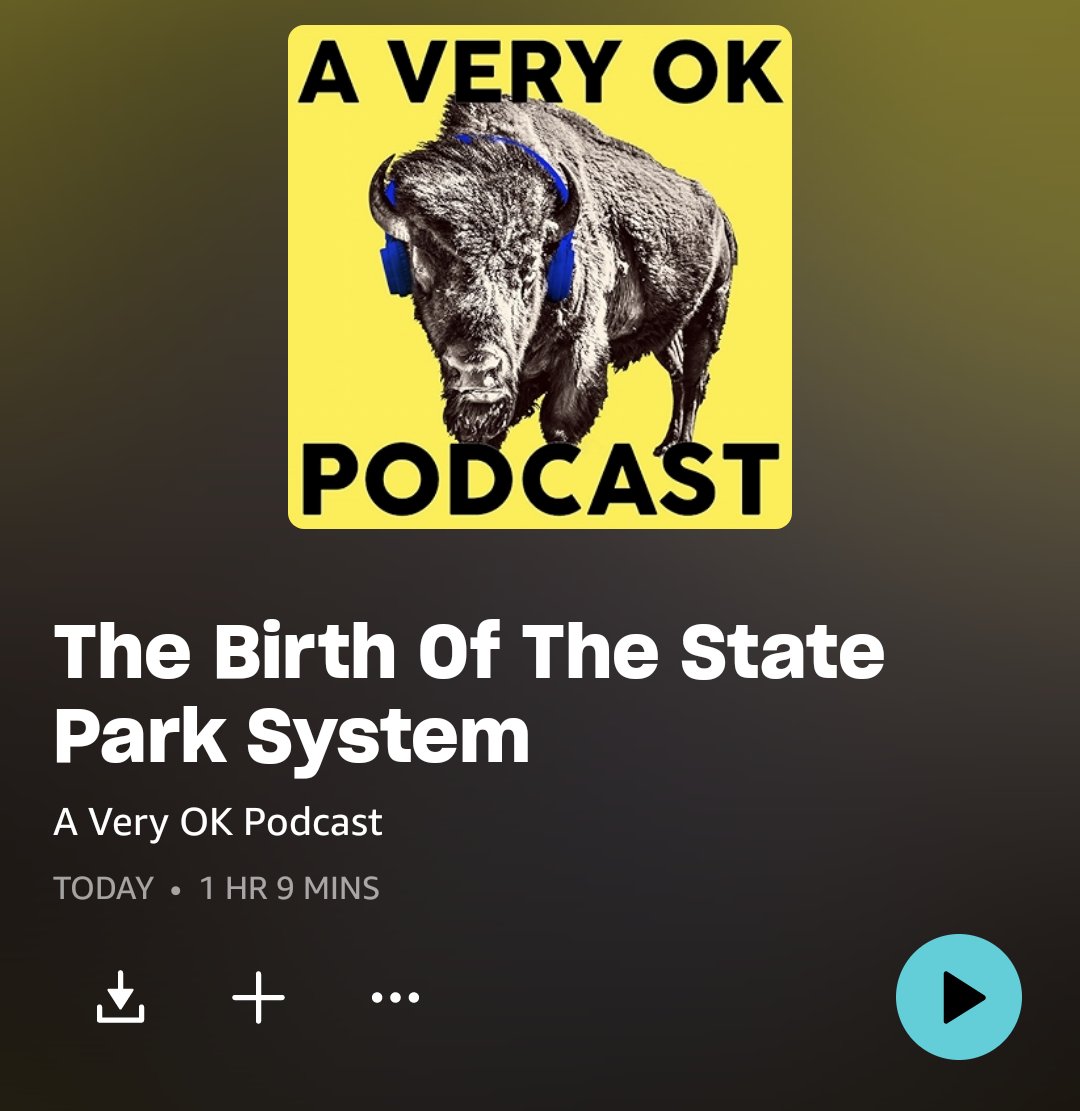 🎙️New episode out today! We explore the birth of the state park system in Oklahoma in 1935. We cover the original 7 state parks and the important role of the CCC in building them. Our guest is Dr. Matthew Pearce, state historian at the Oklahoma Historical Society.