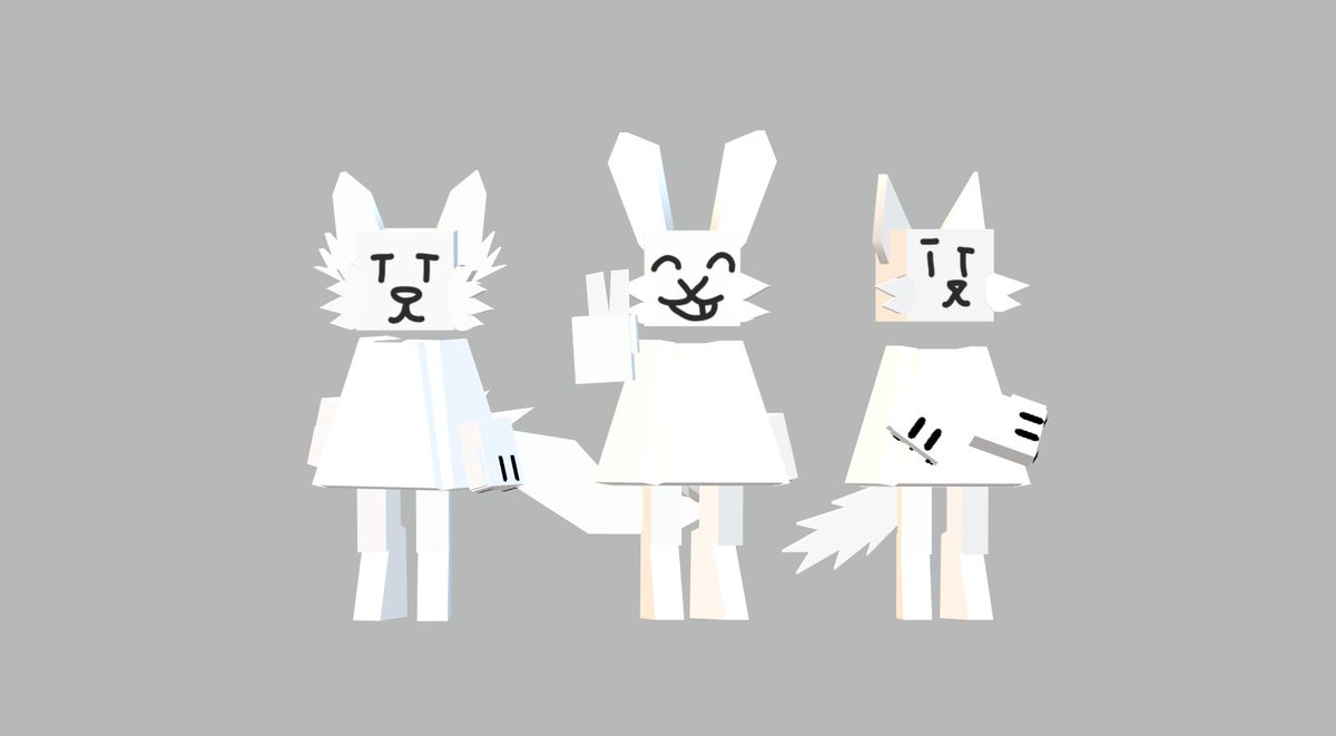 StralePw's tweet photo. #paint3d just some charaters i made in paint 3d https://t.co/8X1ZPP4M6r