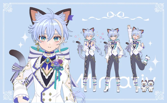 Mirrativ(ミラティブ)イラストレーターコラボ「シャム猫洋裁店の紫陽花お茶会」キービジュアル、キャラクターデザインを担当させていただきました。5/16 ~ 5/31の間、コラボ衣装が登場します。よろしくお願い致します…!#Mirrativ 