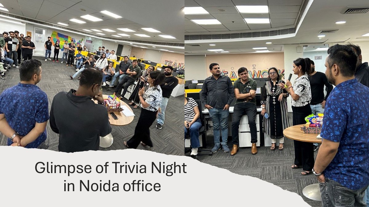 Apolisrises's tweet photo. #Throwback to Fun-tastic Friday when we experienced the thrill of knowledge with our interactive &amp; engaging #triviaquizgame,infusing the celebration with laughter &amp; camaraderie while showcasing team’s knowledge &amp; friendly competition in this lively,fun-filled environment.
#apolis https://t.co/e90Gu8jHQG