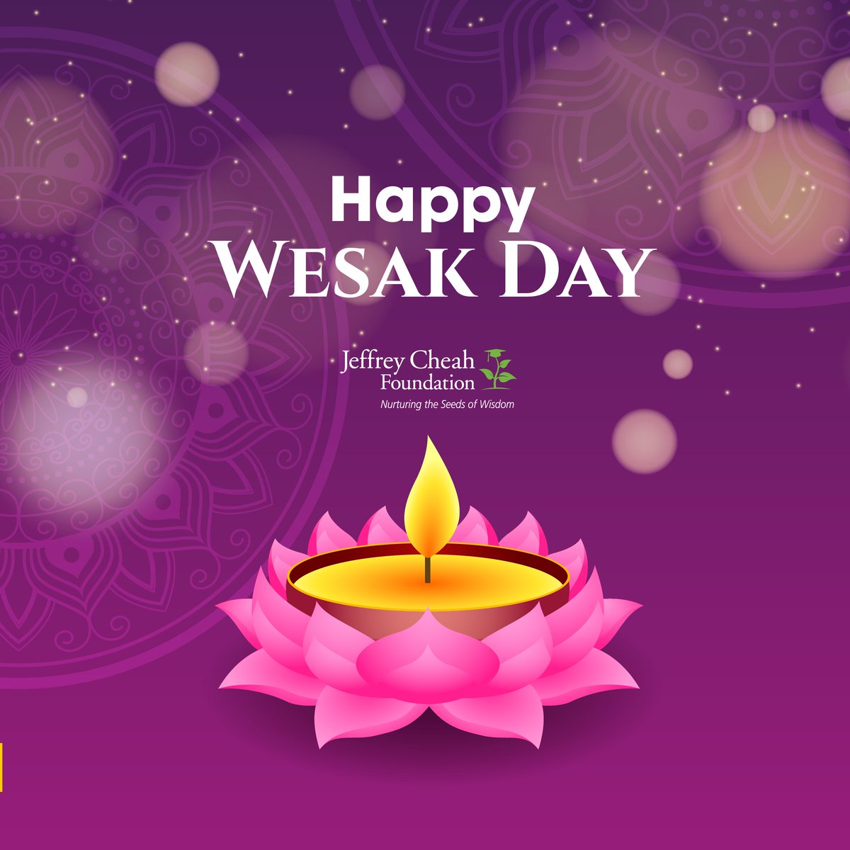 May this joyous celebration bring you and your family an abundance of blessings, good health, happiness and peace. Happy Wesak Day! #WesakDay