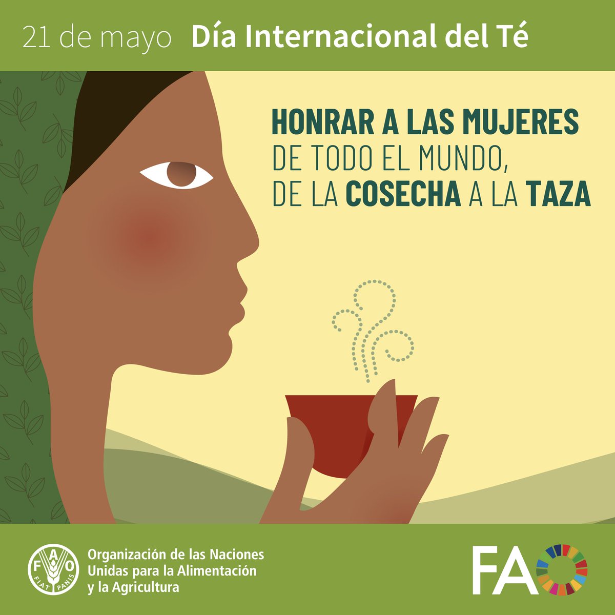 ¿Sabías que los pequeños agricultores son responsables del 60% de la producción mundial de té?

El té es una fuente de empleo e ingresos para millones de personas, especialmente para las mujeres.

Descubre más sobre el tema de este #DíaInternacionalDelTé👉bit.ly/3WRWnjW