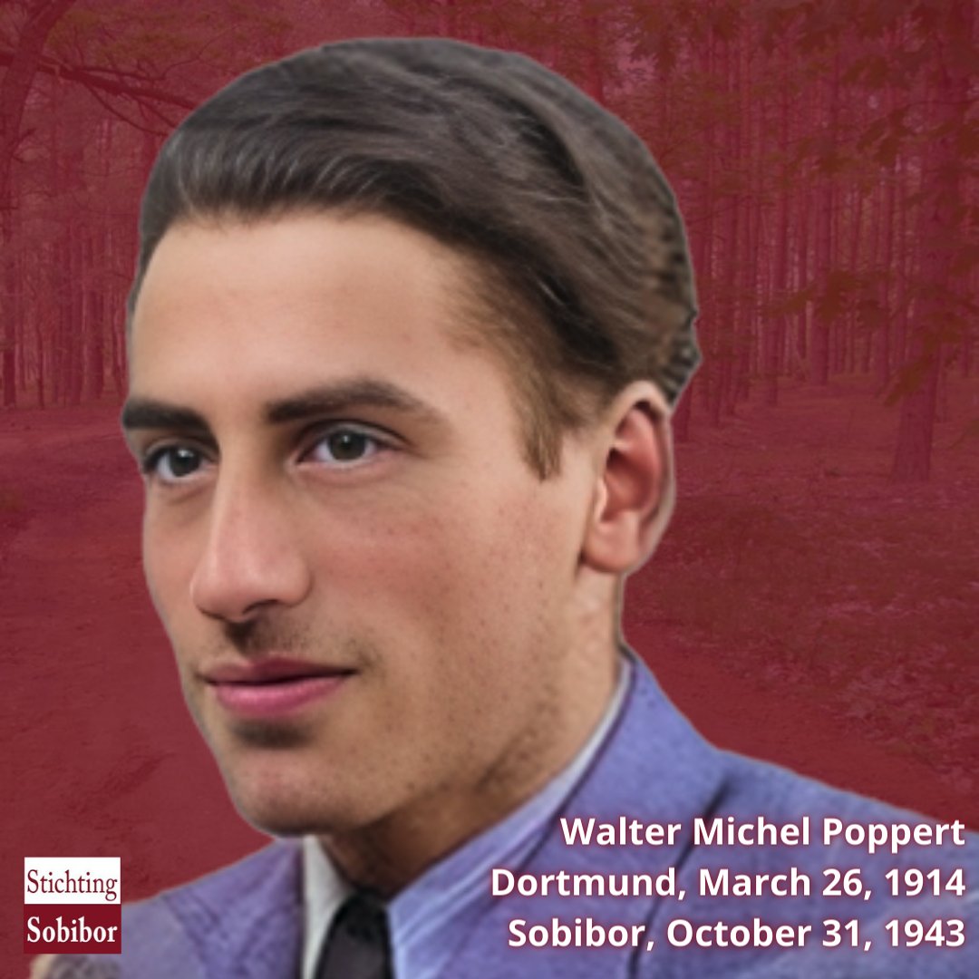 21.05.1943 | Walter Poppert and his wife Trude Schönborn arrived at May 21, 1943 in #Sobibor and became Kapo of the Waldkommando. Selma Engel stated that he was in Sobibor during the uprising. He was shot dead by the Germans after the uprising on October 14, 1943. 👇🏼1/9