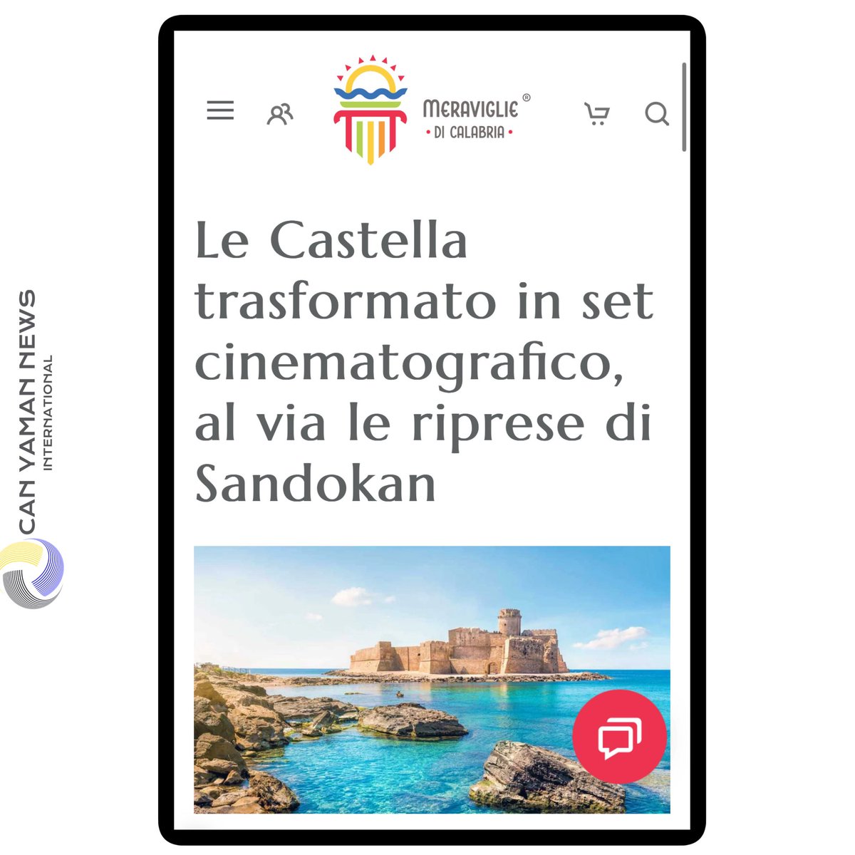 ♦️Shooting of #Sandokan series moves to Calabria #CanYaman meravigliedicalabria.it/le-castella-tr…