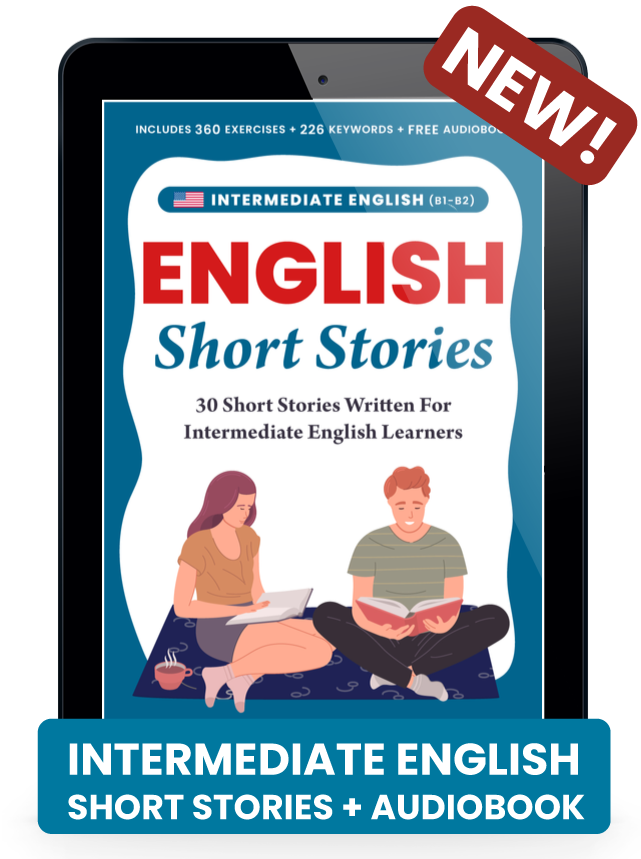 I recently launched my new Intermediate English Short Stories book! Check it out on my website or on Amazon for paperback 📖

learnenglishwithcamille.com/product/interm…