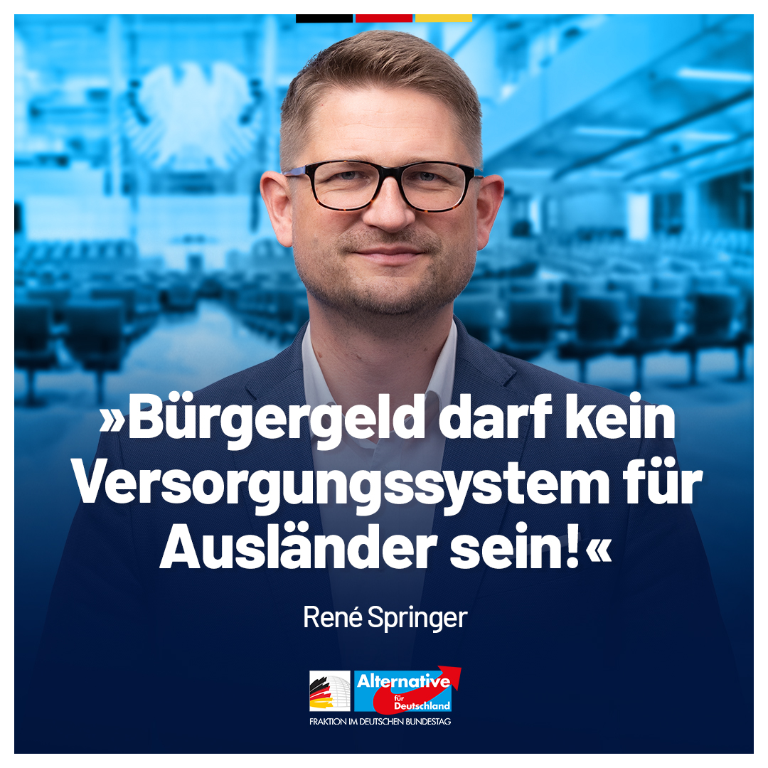 Bürgergeld darf kein Versorgungssystem für Ausländer sein! Wie Zahlen der Bundesagentur für Arbeit zeigen, haben in drei Bundesländern bereits mehr als 70 Prozent der Bürgergeld-Bezieher einen Migrationshintergrund. Nämlich in Hessen (76,4 Prozent), Baden-Württemberg (74,1