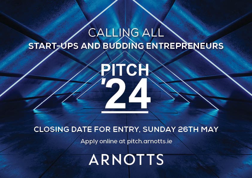 Get involved in Pitch ’24, a unique opportunity for Irish start-ups and entrepreneurs to win the chance to trade in the Arnotts Christmas Market and online, with our ultimate winner securing a €10,000 business development fund. Apply by the 26 May
arnotts.ie/pitch/