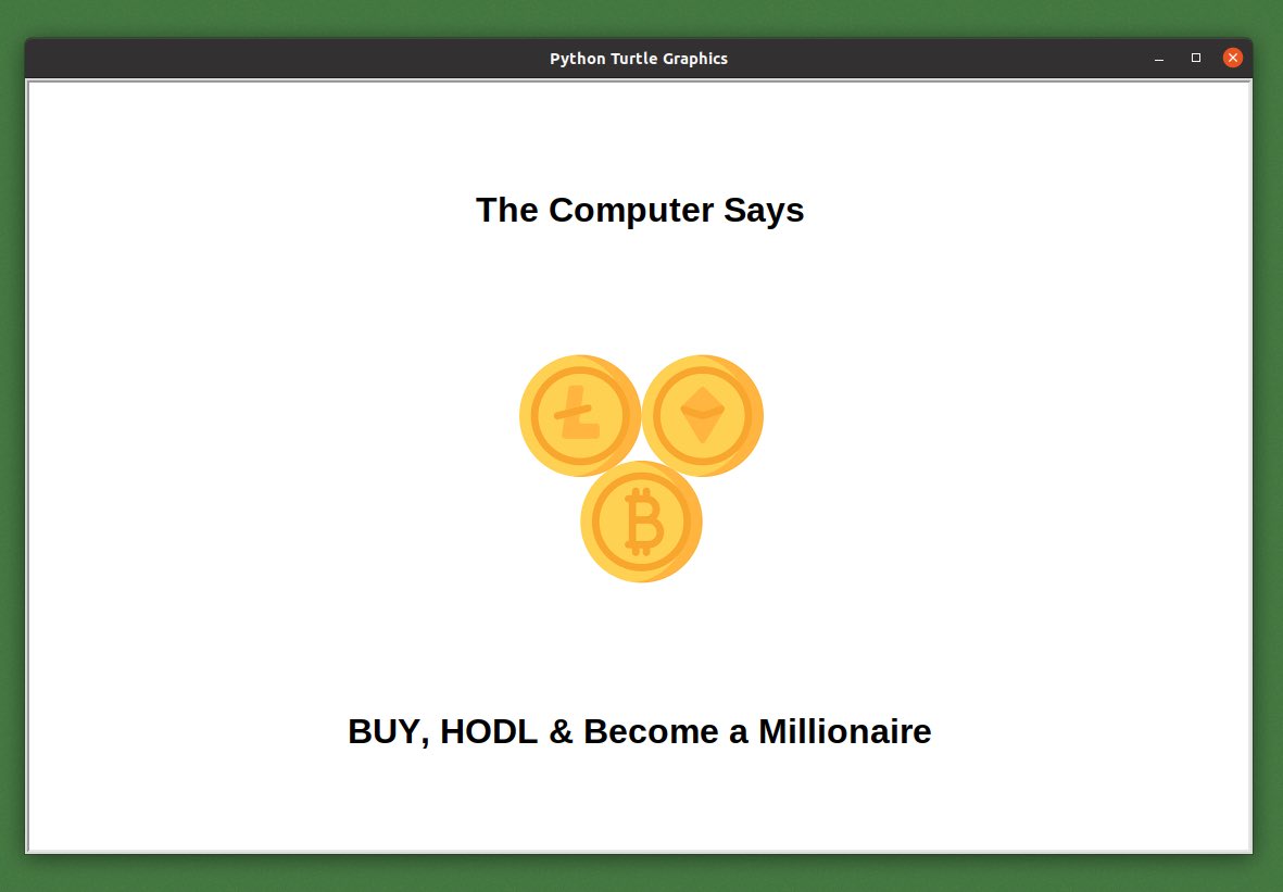 BtcEtherKings's tweet photo. Computer isn’t wrong 😑 

#BITCOIN #Ethereum #Litecoin #BTC #ETH #LTC #Blockchain #cryptocurrency https://t.co/sYCRlTlGVU