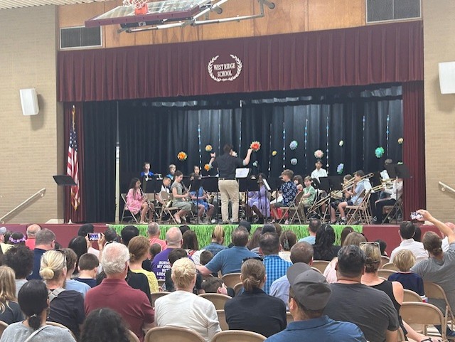 WestRidgeSchool's tweet photo. Great job by all our band members during our Spring Instrumental Concert yesterday!  Big thanks to Mr. Grzybek and all our Advanced Band and Beginning Band musicians! https://t.co/INWGjUY3a6