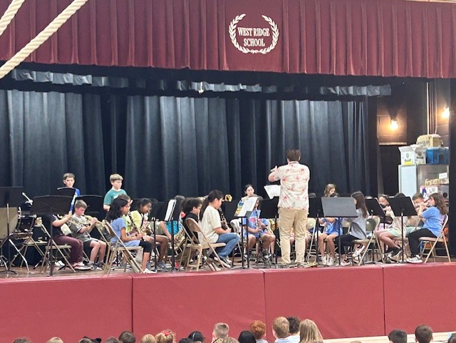 WestRidgeSchool's tweet photo. Great job by all our band members during our Spring Instrumental Concert yesterday!  Big thanks to Mr. Grzybek and all our Advanced Band and Beginning Band musicians! https://t.co/INWGjUY3a6