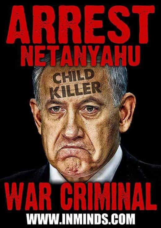 ¿Absurdo poner una orden de arresto a Netanyahu por crímenes de lesa humanidad? ¡No lo creo! Absurdo es permitirle que siga masacrando al pueblo palestino. #FREEPALESTİNE #IsraelIsATerroristState‌