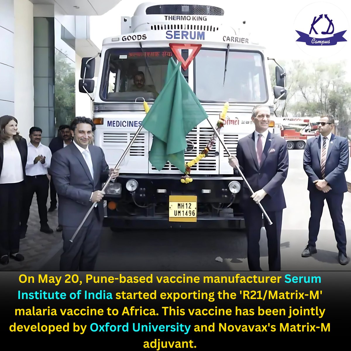 KDCurrentUpdate's tweet photo. Serum Institute sends malaria vaccine to Africa
#MalariaVaccine #SerumInstitute #VaccineExport #R21MatrixM
#HealthForAll #GlobalHealth #MadeInIndia #AfricaHealth #OxfordUniversity #Novavax #National #news #CurrentAffair #National #International #Death #Birth #KDCampus #KD_Live https://t.co/aBj6IBvoQb