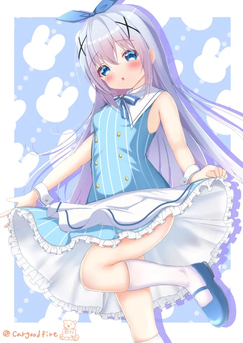 スカートひらり #gochiusa #ごちうさ