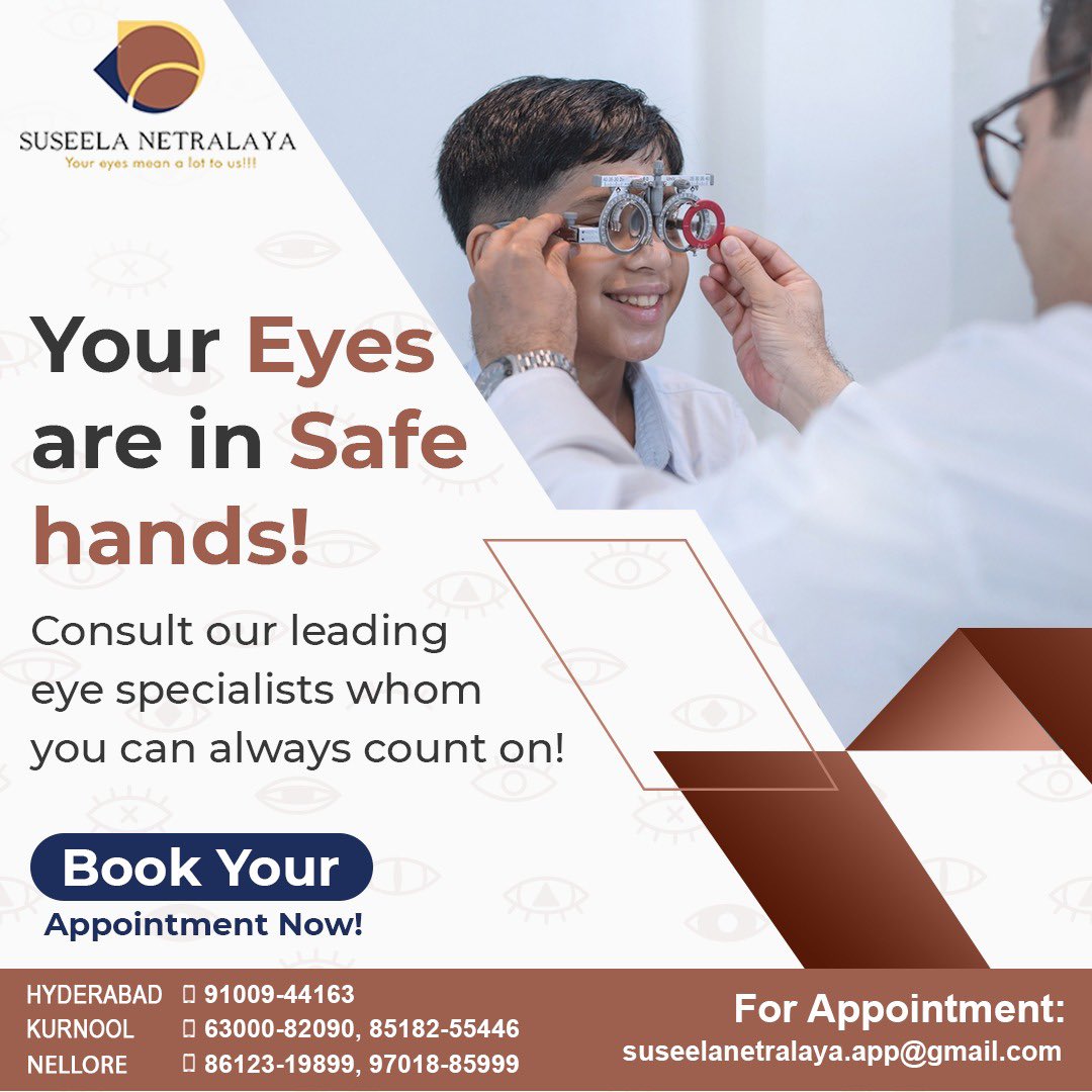 Your eyes are in safe hands. Trust us for the best care. 👁️✨ 

#eyehealth #diabetesawareness #visioncare #eyehospital #preventblindness #healthyeyes #eyesight #VisionProtection #cancercare #BrighterOutlook #Cancer #SuseelaNetralaya #ClearVision #LASIK #doctor #contactlens