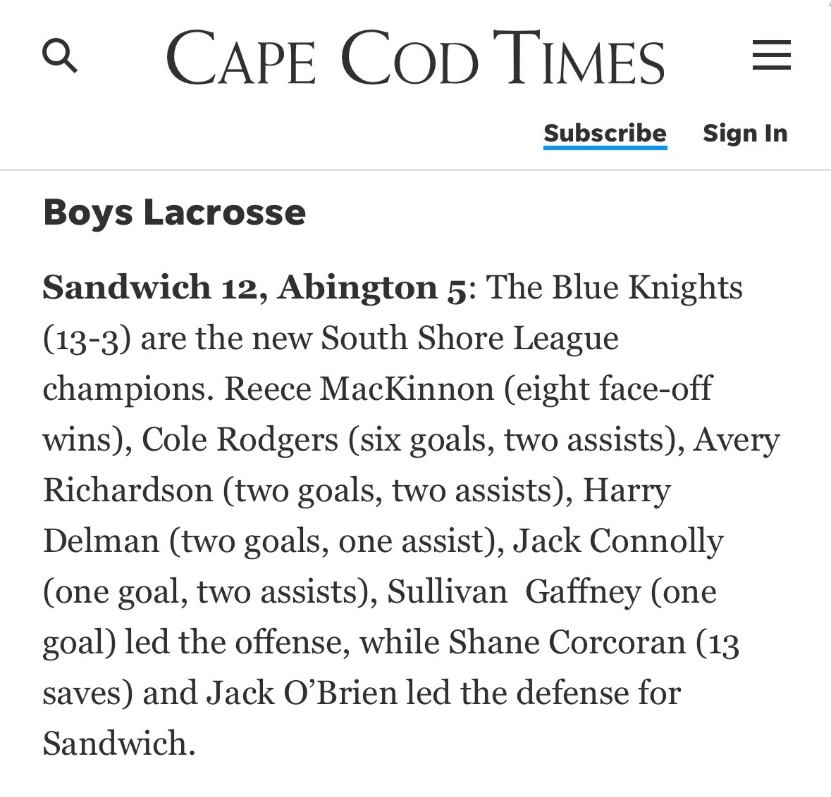 SandwichLax1's tweet image. YOUR 2024 SOUTH SHORE LEAGUE CHAMPIONS!!!!

🏰🏰⚔️⚔️⚔️⚔️⚔️⚔️🏰🏰

Congratulations to our boys lax squad for going undefeated in their first year back in the SSL. Great accomplishment !#notdoneyet Onto the next