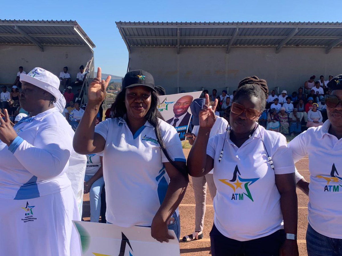[IN Pics] Servants and residents of Ugie have gathered to listen ATM President @ZungulaVuyo deliver his address in the Ugie Sub-Regional manifesto Rally in the Eastern Cape. #VoteATM2024