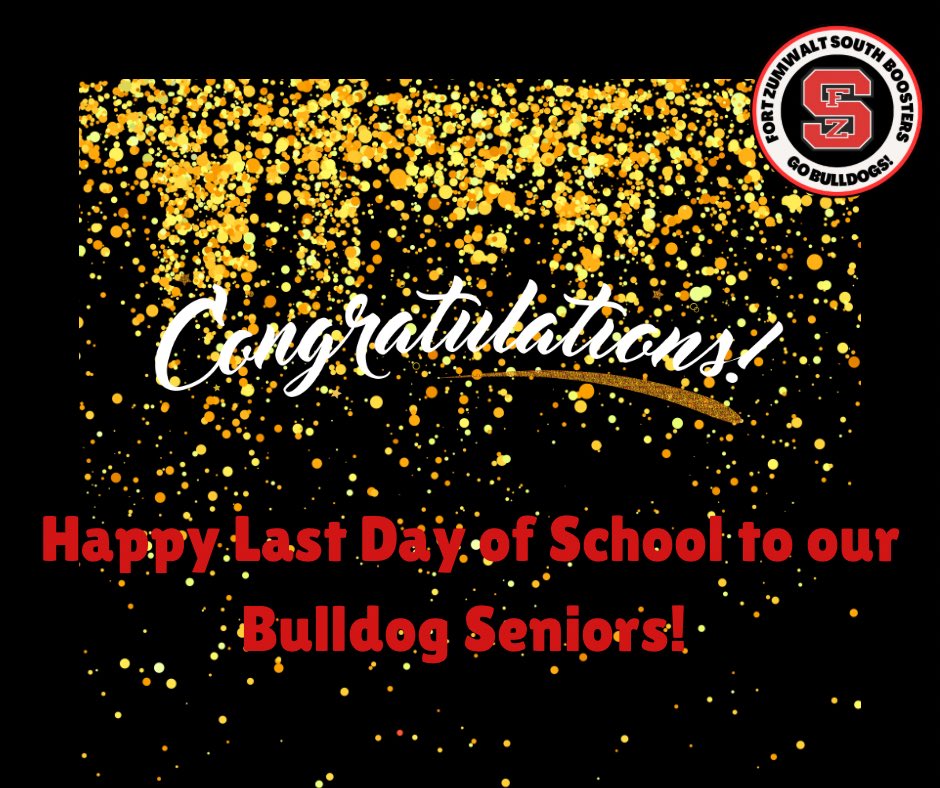 @FZSouth2024- today is your last day! Enjoy the day! You will be missed.