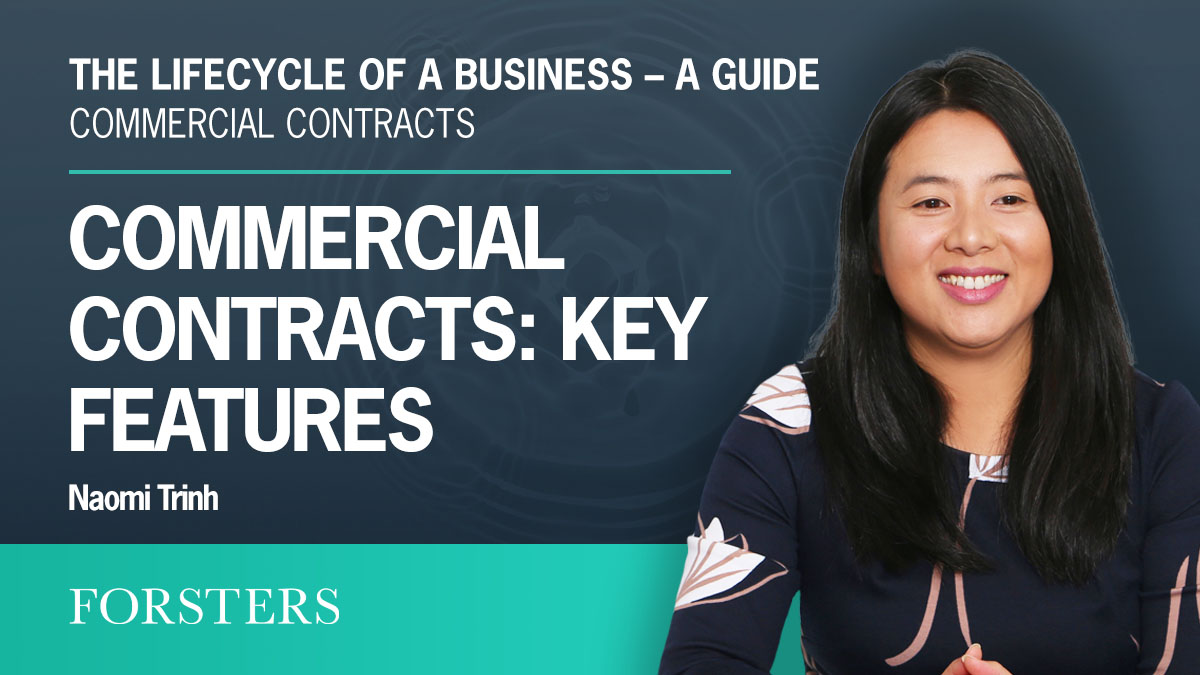 ForstersLLP's tweet image. As part of our 'Lifecycle of a Business' series, we’ve already discussed various topics, such as, set up, directors and funding, now let’s concentrate on Commercial Contracts...

In this article, we take a brief look at some of the key commercial terms.
forsters.co.uk/news/blogs/lif…