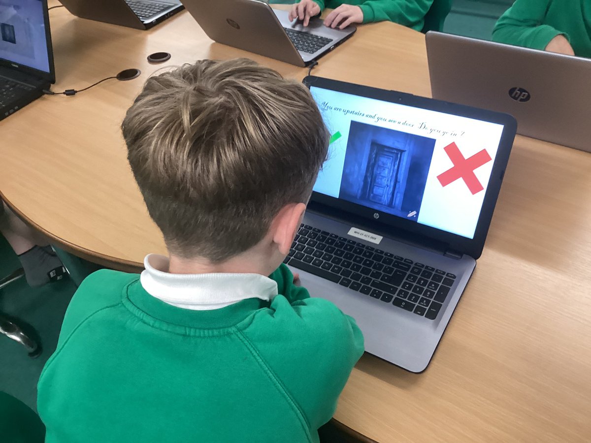whcps's tweet photo. ๐ฎ๐น๏ธYear 5 have thoroughly enjoyed their computing this half term! Using PowerPoint, they created their own adventure games using hyper links. ๐ฎ๐น๏ธ
#whcyear5 #whccomputing https://t.co/QxGhSBBU7A