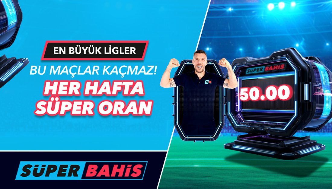 22 Mayıs - Atalanta - Leverkusen #UEL
23 Mayıs - Beşiktaş - Trabzonspor #BJKvTS

Seçtiğiniz takımın kazanmasıyla yatırım tutarınıza göre 20.00 veya 50.00 oran kazanın!

Katılmak ve oynamak için 📲 bit.ly/3yzjXaM