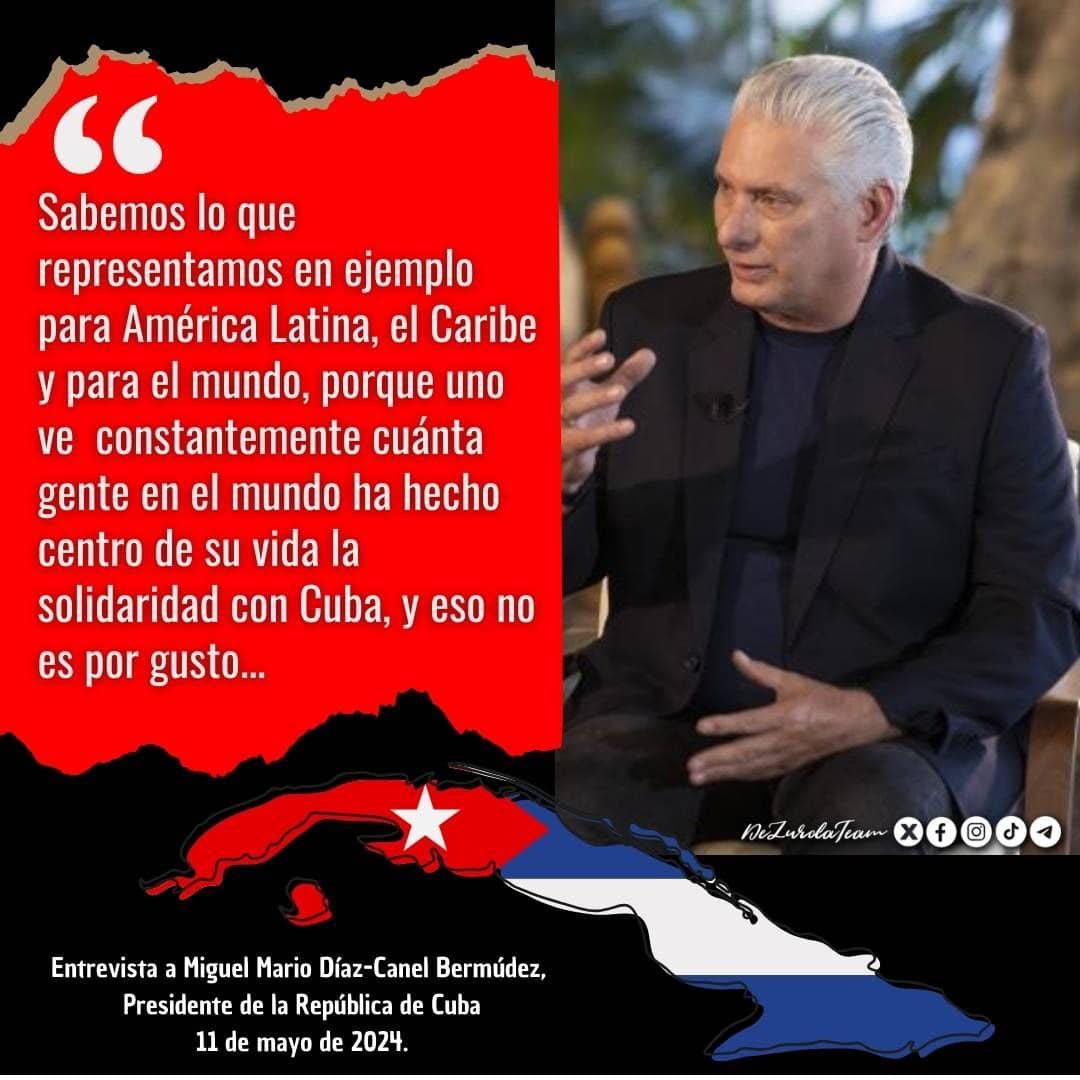 #RevolucionEsConstruir ,Díaz Canel #CubaVsBloqueo
