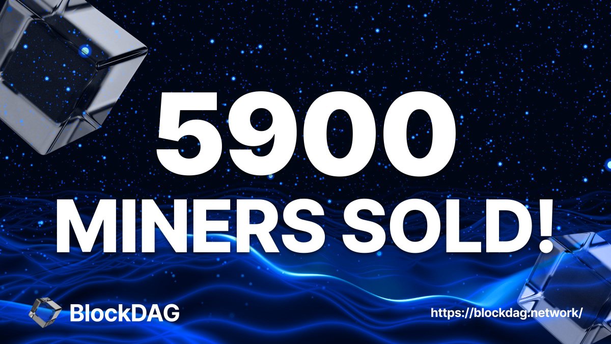 blockdagnetwork's tweet image. We&apos;re nearly there! 5900 #miners are pushing us closer to the 6000 mark. Let&apos;s make it happen together! 🤝 
purchase2.blockdag.network