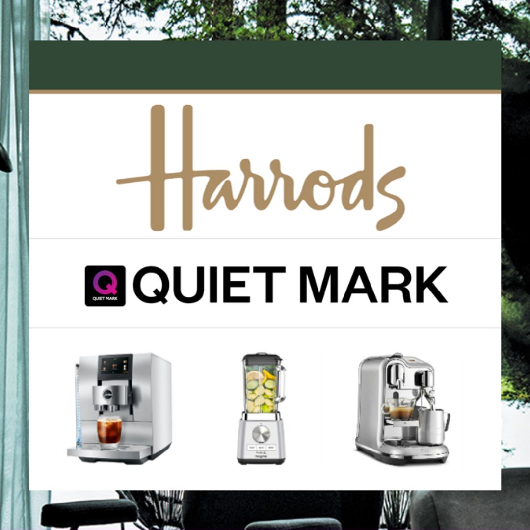 QuietMark's tweet photo. Hello to Harrods ! TV presenter, author-editor @mogundehin quizzed Poppy Szkiler, #QuietMark CEO & Founder on all things Quiet for the new Harrods Home Magazine, sharing her own much needed connection to silence.
Find Quiet Mark Certified at @Harrods:
https://t.co/w33dS5GrZT https://t.co/5ivzsqhNnA