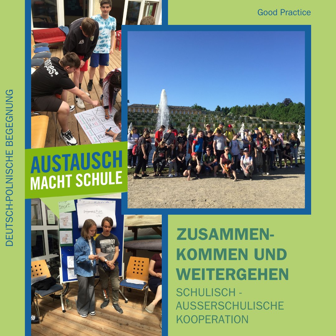 Gutes Beispiel für #Kooperation: Beim 🇩🇪🇵🇱 Schulaustausch in #Bildungsstätte|n gewinnen alle - Förderschulen arbeiten international zusammen mit der #außerschulisch|en Bildung. 
Zusammen kommen wir weiter! 
<a href="/Hoch3Drei/">Hoch Drei</a> <a href="/dpjw_pnwm/">DPJW</a> 
austausch-macht-schule.org/portal/beitrag…