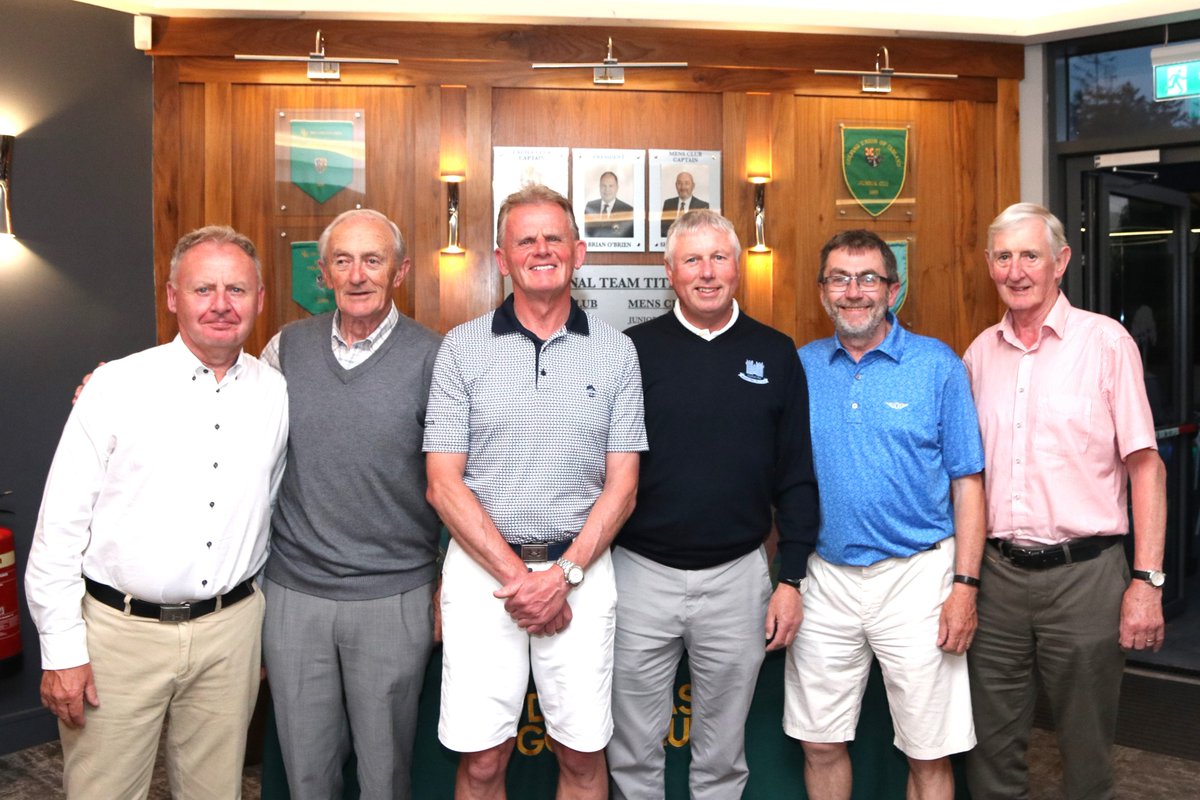 140 played in the Men's Cope outing in Douglas yesterday. Martin Delaney was the winner. James Doolan was 2nd, Liam Brennan 3rd and Seamus Freeman 4th. Prizes were presented by sponsor, Sean Keane of Keane Fencing and Cope Captain, John Harte from @MonkstownGC