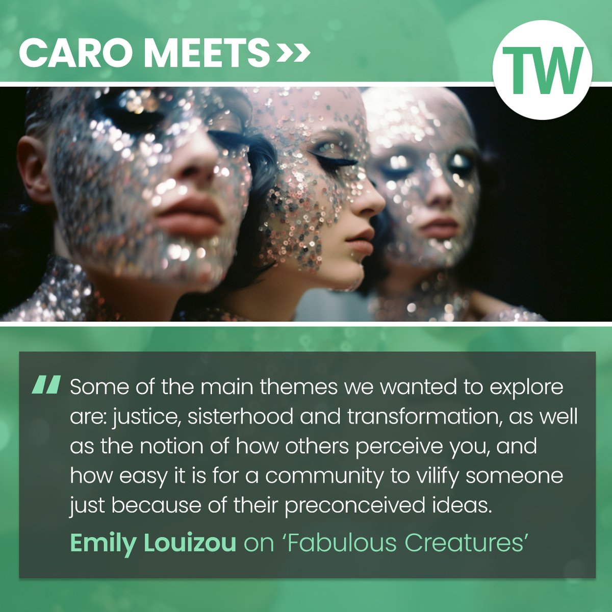 This week Caro Meets Emily Louizou to discuss Collide Theatre’s ‘Fabulous Creatures’, on at the Arcola Theatre from 22 May-15 Jun: bit.ly/3wxC8NK

<a href="/arcolatheatre/">Arcola Theatre</a> <a href="/collidetheatre/">Collide Theatre</a>