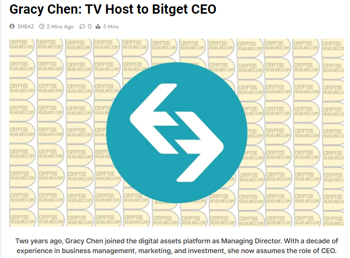ChtCalls's tweet photo. Gracy Chen: TV Host to Bitget CEO
https://t.co/qF5P1AHhgS
Get Instant 100,000 CHIKA Tokens Airdrop Worth Of $100 USD Free On https://t.co/BMipZdJJYN
#Bitget #GracyChen #Bitcoin #Altcoin #CryptoNews #CryptoMarket #Cryptocurrency #Blockchain #NFTs https://t.co/gsZhh0ljfj