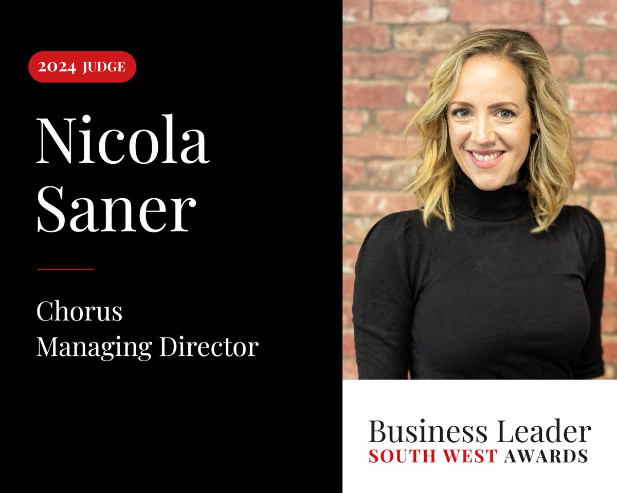 Introducing our #BLAwards24 Judge 💫 Meet Nicola Saner, Managing Director at @wearechorus 👏 It's great to have you with us this year, Nicola.