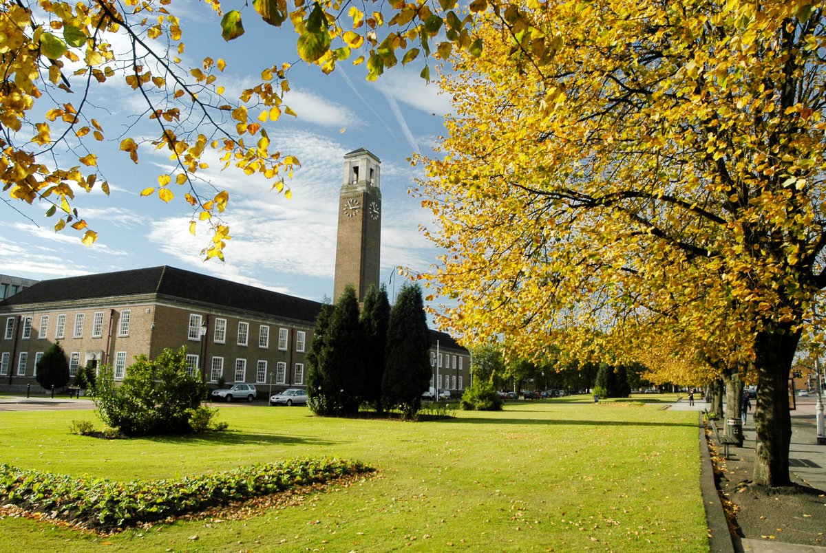 A photograph of Salford Civic Centre. 