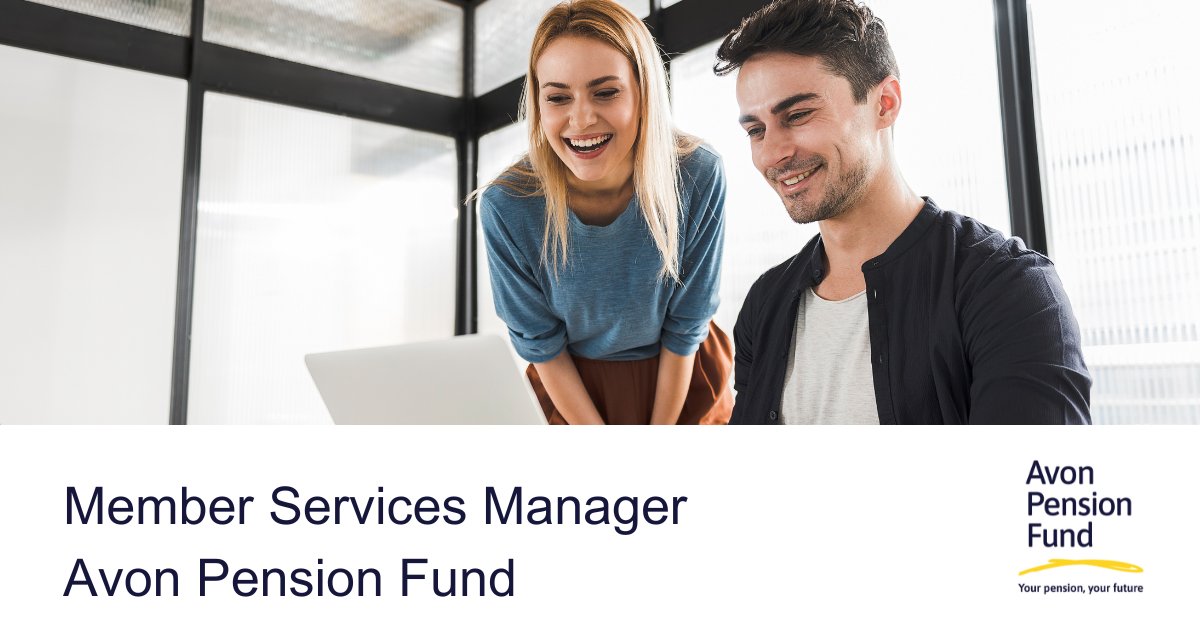 The Avon Pension Fund is looking for a Member Services manager to join their team. Find out more at ow.ly/vmwt50RGOgf #Pensions #Pensionsjobs #Finance #Financejobs #Bathjobs #Bristoljobs