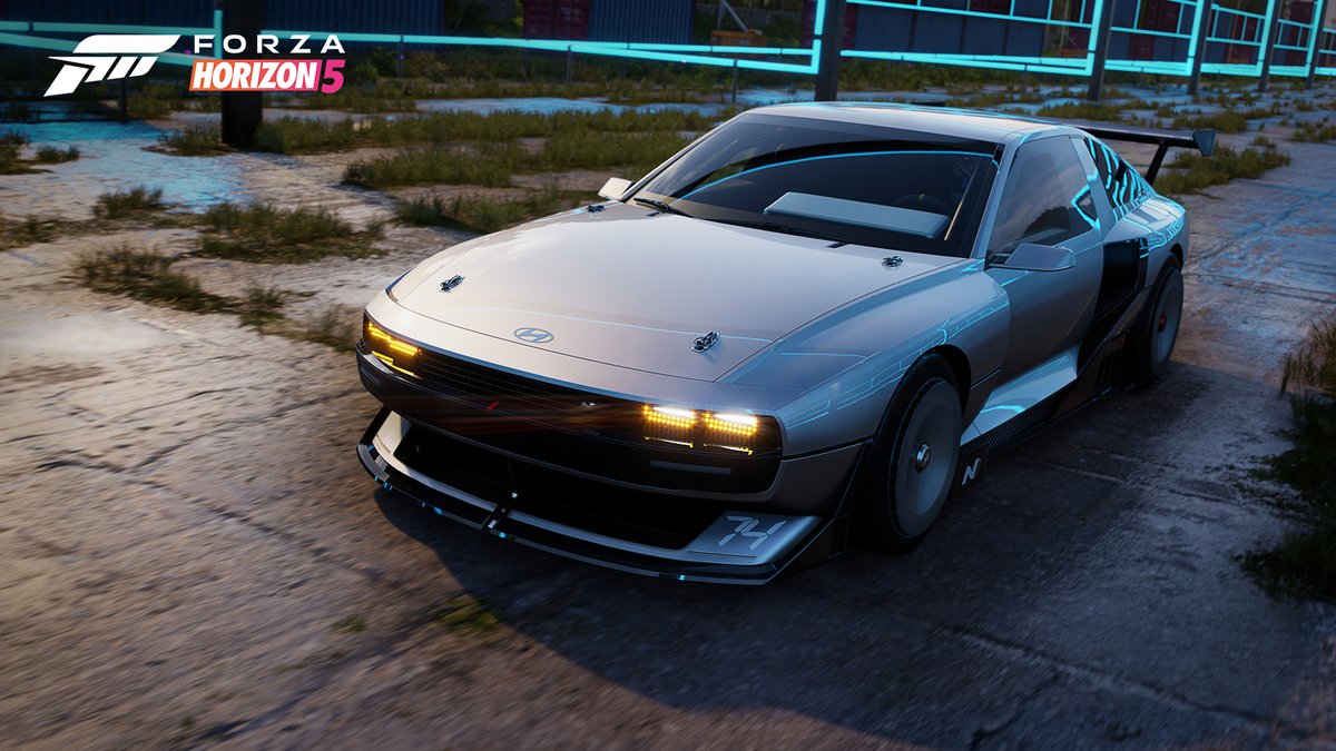 The 2022 Hyundai N Vision 74 might just be the coolest car to be added in #ForzaHorizon5 This beauty is available this week. 🩶