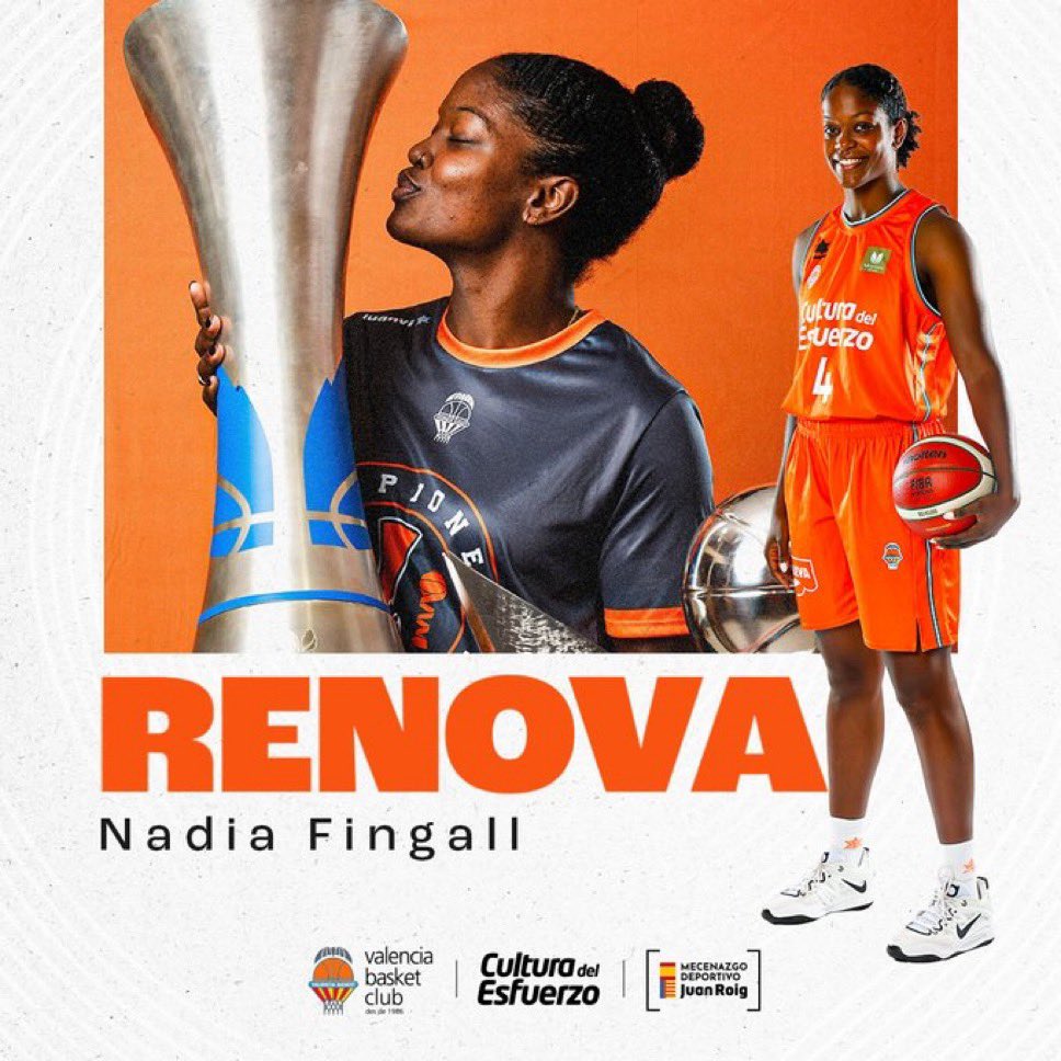 Tres renovaciones que demuestran el valor de los intangibles.

🔵 Antonia Delaere en Avenida
🟠 Nadia Fingall en Valencia
🔴 Itzi Ariztimuño en Gernika

Fan absoluta.