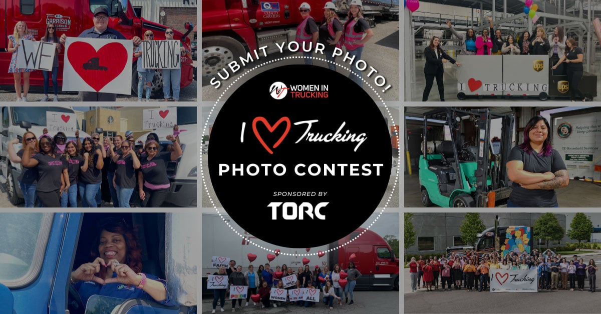 I Heart Trucking® Photo Contest

 Roll out your pride in trucking and your support for the stellar women leading the charge. Let's get those engines running and cameras snapping! 🏁

#IHeartTrucking #WomenInTrucking #DiversityInLogistics tinyurl.com/24mq7ed2