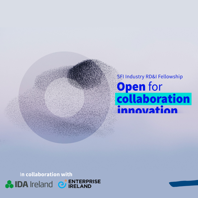 The 2024 Industry RD&I Fellowship call is open for applications with a submission deadline of 26th June. An update to the programme has been made to allow Category C applicants to include a second Academic Collaborator on their proposal. Find out more: sfi.ie/funding/fundin…
