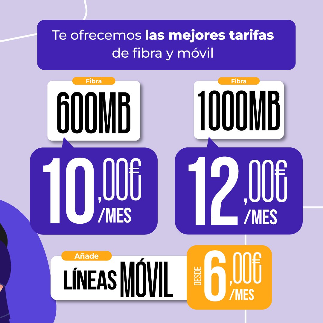 Byfi_telecom's tweet photo. Para aprovechar al máximo todas las posibilidades que nos da Internet, 🌐 en Byfi te ofrecemos la conexión que te mereces, es decir, tarifas a máxima velocidad y al mejor precio 😉

¡Descúbrelas en https://t.co/spyAqIfT3m!

#BYFI #ABOUTBYFI #BYFINEWS #BYFIPROMOS https://t.co/lSfq8rBOh1