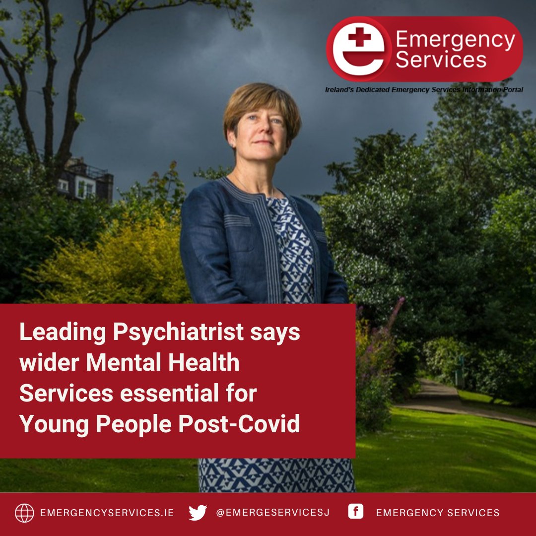 EmergeServicesJ's tweet photo. Leading Psychiatrist says wider Mental Health Services essential for Young People Post-Covid

Read more: https://t.co/k7ng2lk2OE

#childrenshealth #covid #psychiatry #irishhealth https://t.co/g3IabWwjPQ