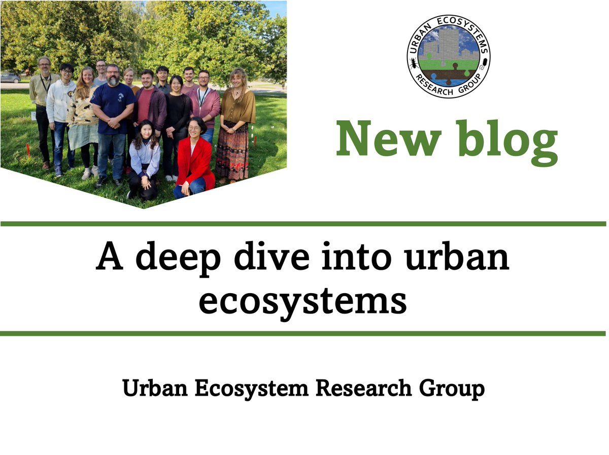 Urban Ecosystems Research Group tweet media