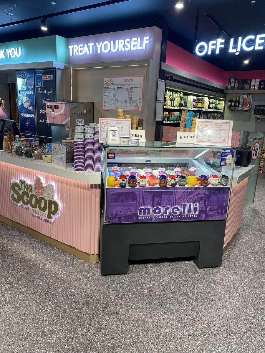 We’d like to introduce out latest scoop ice cream stockist. Daly’s Circle K in Lifford. Now re-opened with a brand new look and 12 flavours of our award winning ice cream. Congrats to Kevin & all the team at Daly’s. Welcome to the family 🍦