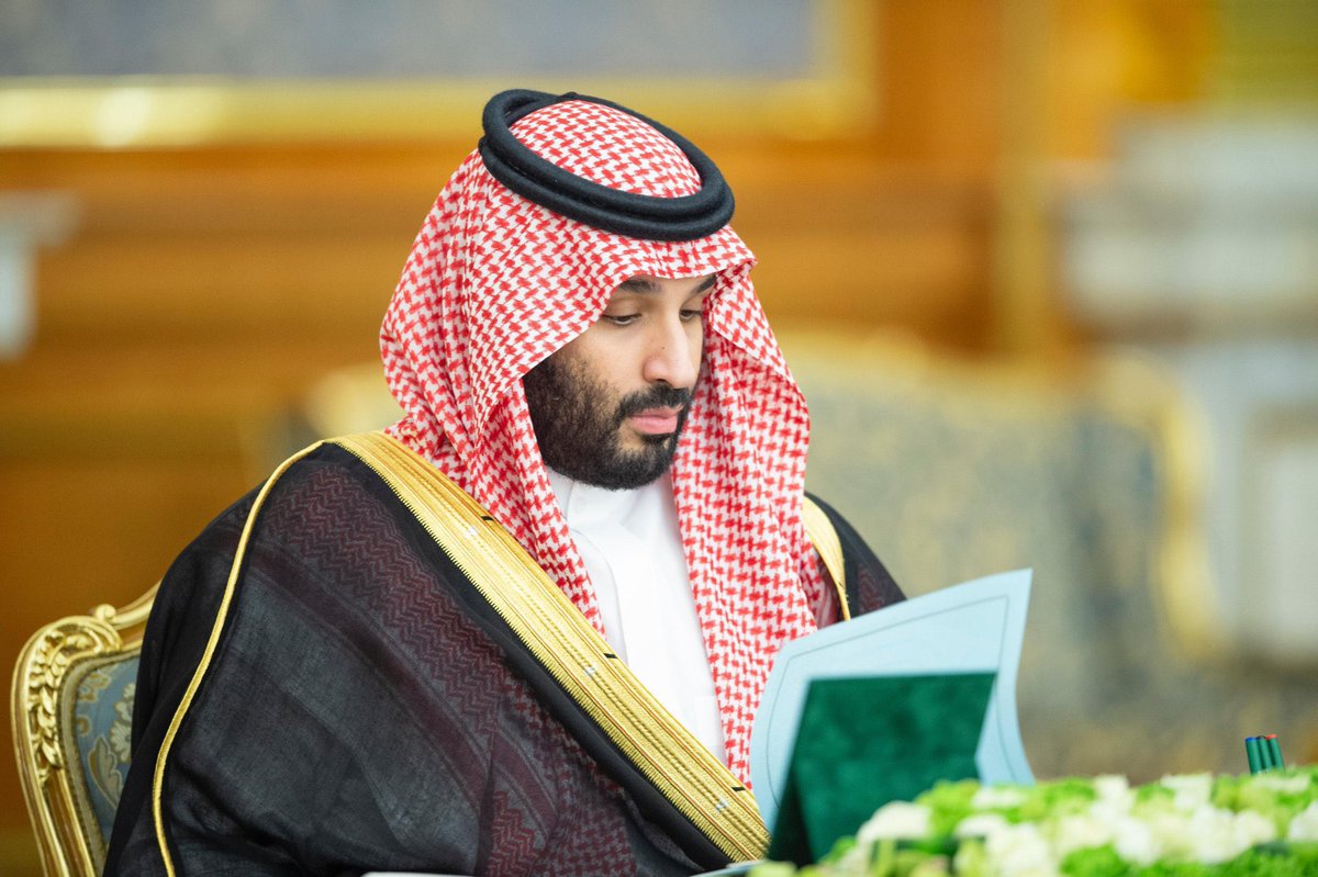 His Highness the #CrownPrince chairs the Cabinet session today.